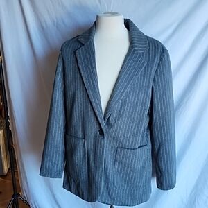 Universal Thread Gray Pinstriped Blazer size XL
